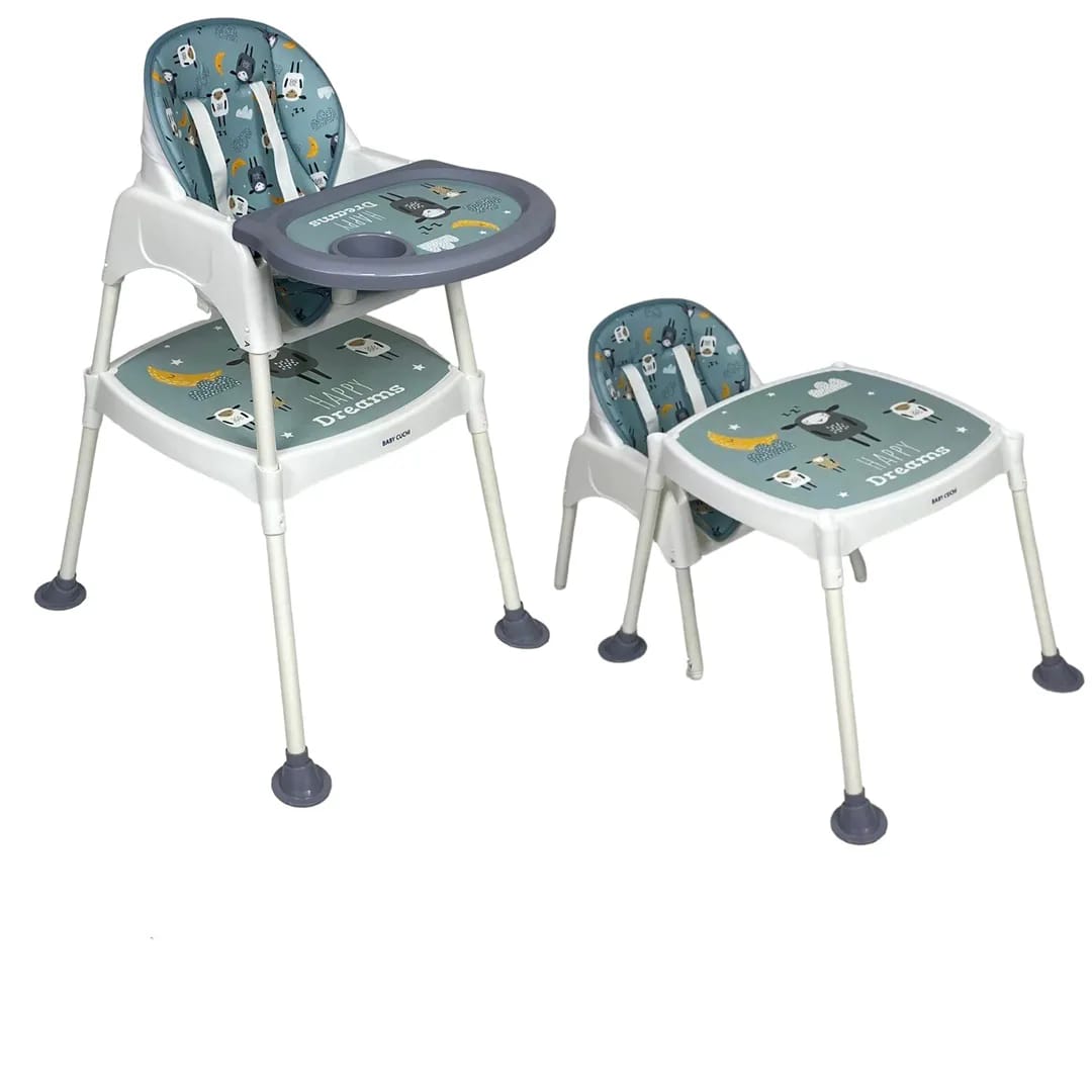 🧸CreceConmigo 3 en 1: Silla comedor escritorio🚀