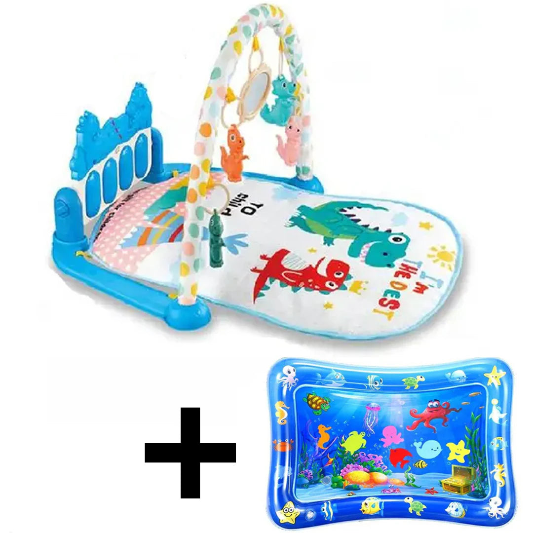 🧸Gimnasio Piano + Tapete de Agua para Bebés 💖