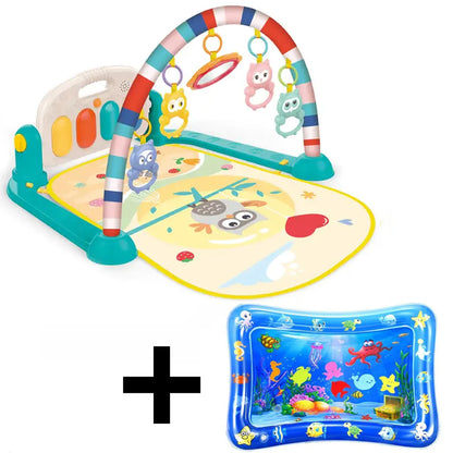 🧸Gimnasio Piano + Tapete de Agua para Bebés 💖